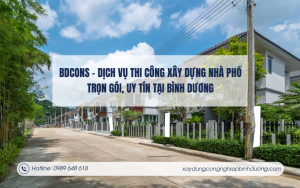 BDCONS – Dịch vụ thi công xây dựng nhà phố trọn gói, uy tín tại Bình Dương