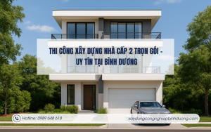 Thi công xây dựng nhà cấp 2 trọn gói – Uy tín tại Bình Dương