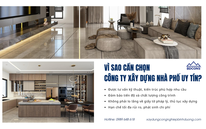 Vì sao cần chọn công ty xây dựng nhà phố uy tín?