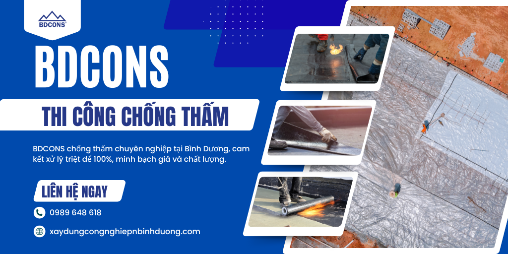 BDCONS - Thi công chống thấm