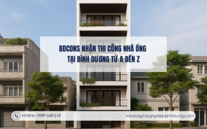 BDCONS nhận thi công nhà ống tại Bình Dương từ A đến Z