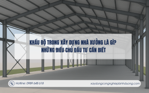 Khẩu độ trong xây dựng nhà xưởng là gì Những điều chủ đầu tư cần biết