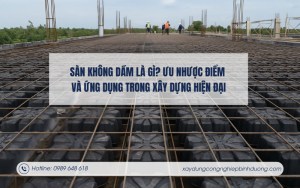 Sàn không dầm là gì Ưu nhược điểm và ứng dụng trong xây dựng hiện đại