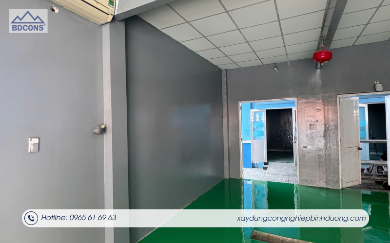Công trình cải tạo nhà xưởng - Công ty Cổ phần UV Việt Nam