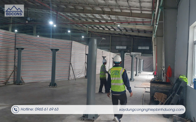 Công trình cải tạo nhà xưởng – Công ty TNHH Vải không Dệt Việt Nam