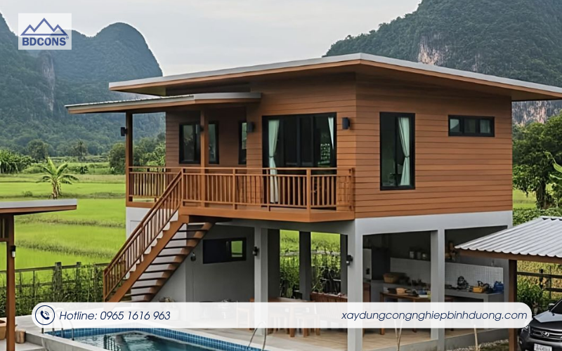 Nhà tiền chế 100m² là gì?