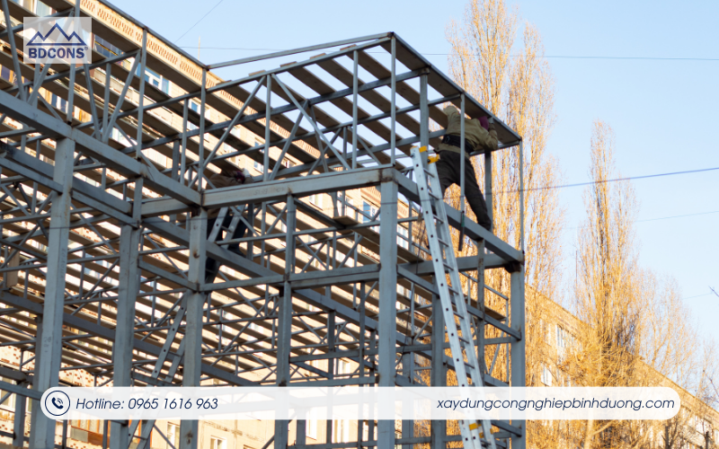 Gia cố kết cấu nhà xưởng khi cải tạo