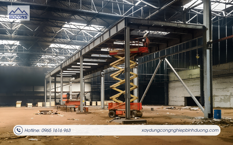Thi công cải tạo nhà xưởng công nghiệp