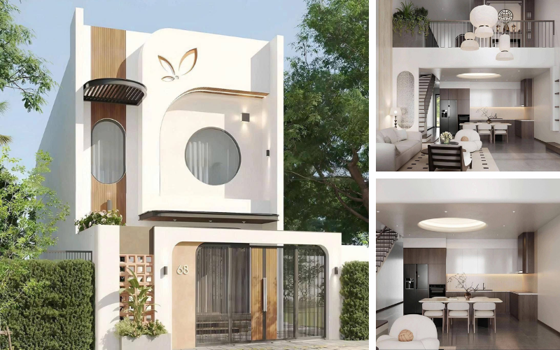 Mẫu nhà cấp 4 gác lửng đẹp tiết kiệm chi phí
