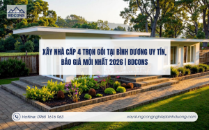 Xây nhà cấp 4 trọn gói tại Bình Dương uy tín | BDCONS